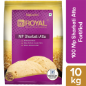 bb Royal Superior-Mp-Sharbati-Atta/Godihittu - Fortified, 10 kg Pouch