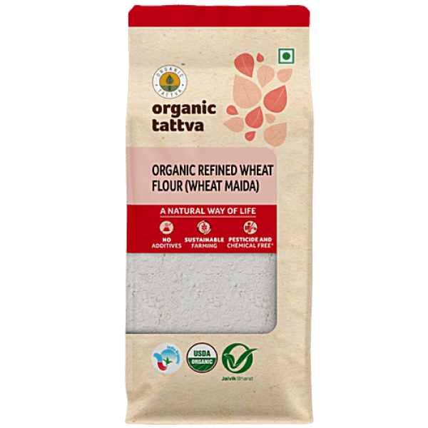 Organic Tattva Organic Maida, 500 g Pouch