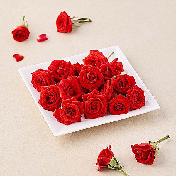 fresho! Roses Flower - Cut, 1 kg